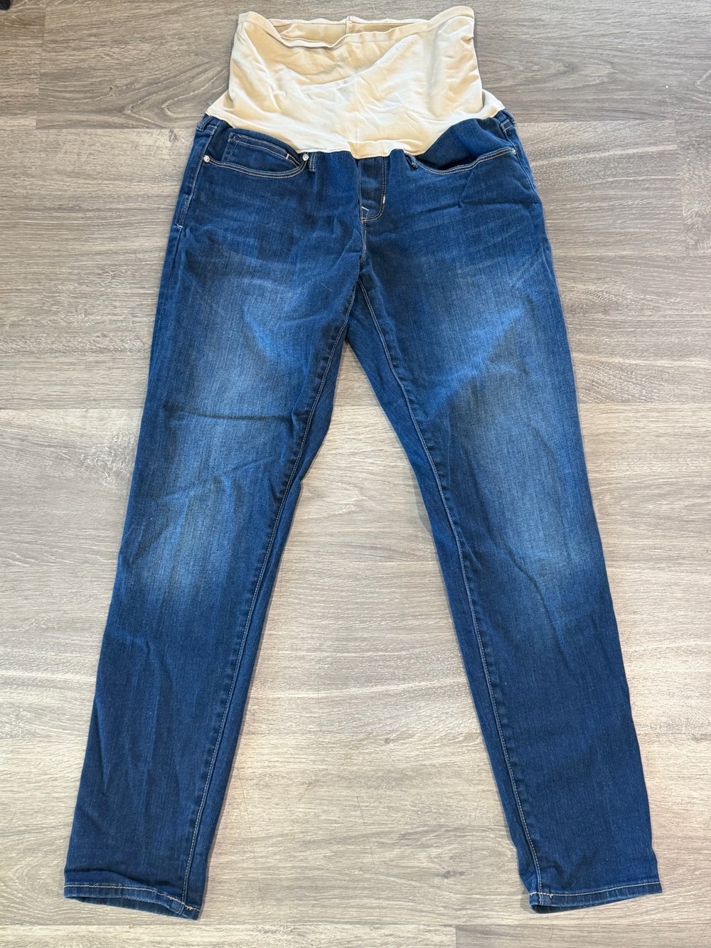 Gap Maternity 1969 Legging Jean Dark Wash Full Panel Size 28/6R